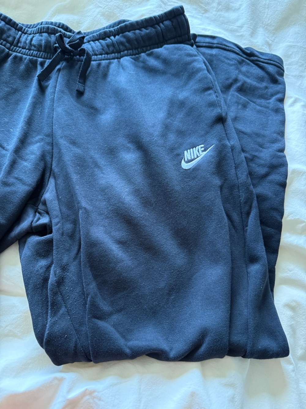Nike Black Wide-Leg Sweatpants - Picture 4 of 6